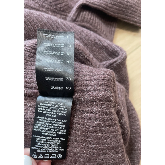 KUHL Women’s Small Long Sleeve Sweater Purple Eggplant Super Soft Stretch Knit S - Picture 6 of 8